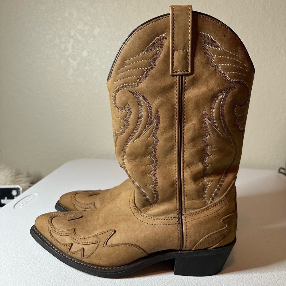 Tan Western Cowboy Boots